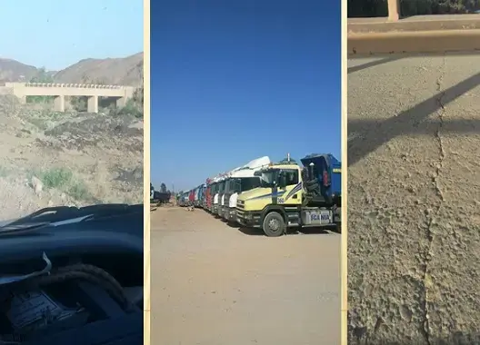 سائقو شاحنات نقل المعادن بورزازات يُضربون للمطالبة بأجورهم