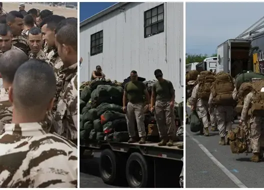 جنود المارينز الأمريكي يستعدون لمناورات الأسد الإفريقي بالمغرب (صور)