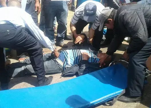 إصابات واعتقالات في صفوف عمال مضربين في مطرح أم عزة بتمارة