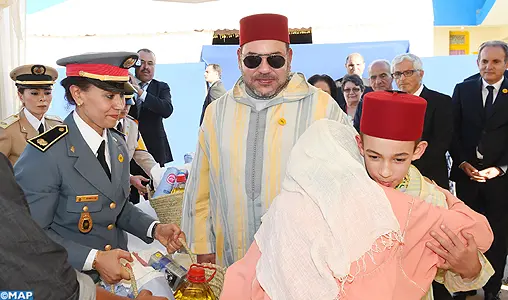 الملك يطلق عملية الدعم الغذائي لمليوني ونصف شخص في رمضان