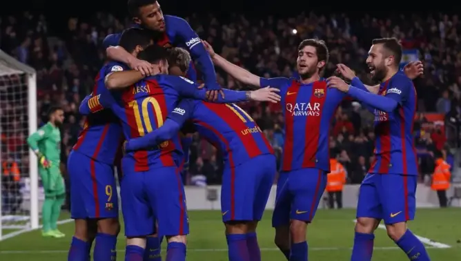 برشلونة يفوز بلقب “كوبا دي راي” للمرة الثالثة على التوالي