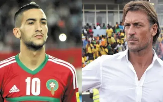 رونار يعلق على رفض زياش الانضمام إلى تشكيلة الأسود