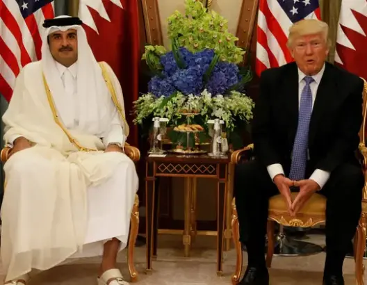 ترامب يدعو قطر إلى توقيف دعمها وتمويلها للإرهاب