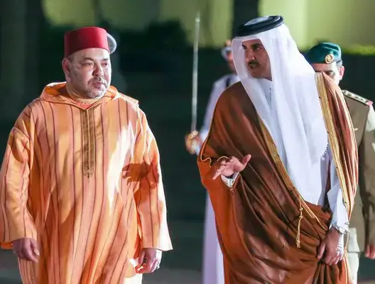 الملك يبرق إلى أمير قطر ويطمح لزيادة وثوق ومتانة علاقات البلدين
