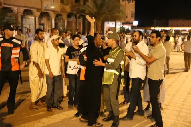 أمن زاكورة يمنع مواطنين من الالتحاق بوقفة احتجاجية ضد التهميش