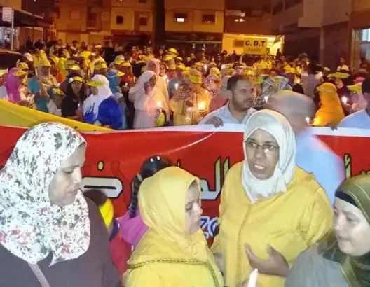مسيرات الشموع تحيي ذكرى “شهداء الكوميرا” وتتضامن مع حراك الريف (فيديو)
