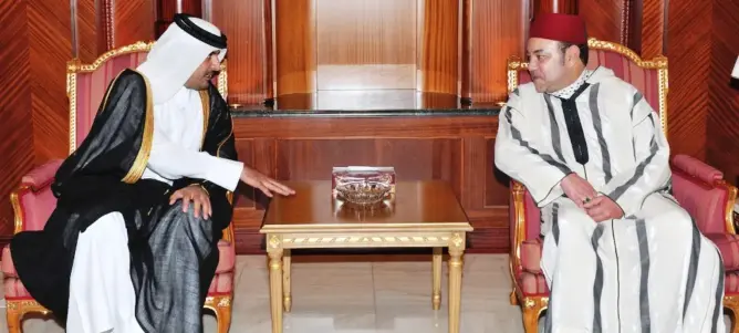الملك يهنئ أمير قطر بذكرى توليه الحكم ويؤكد مواصلة العمل المشترك