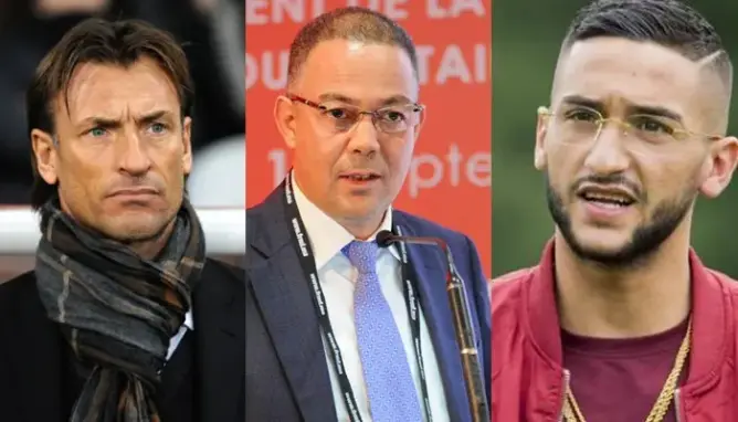 لقجع يعقد جلسة صلح بين رونار وزياش