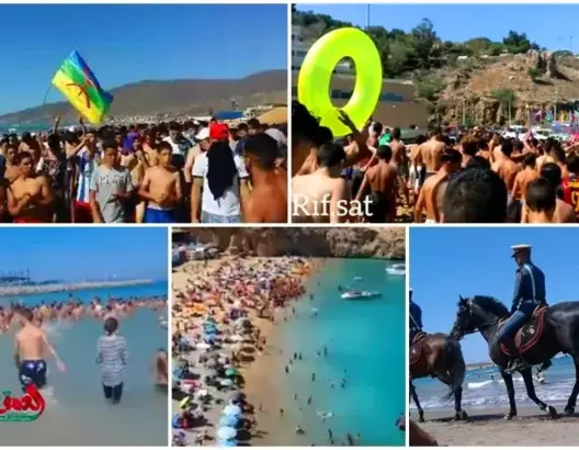 مسيرات بشواطئ الحسيمة تهتف: “فوسفاط و2 بحورا.. وعيشة مقهورة” (فيديو)
