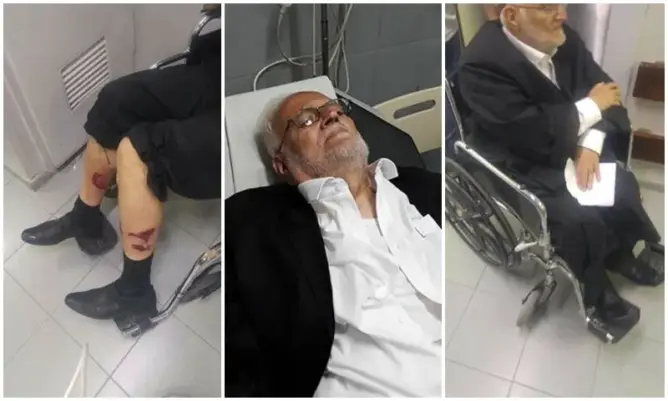 الاحتلال يصيب خطيب المسجد الأقصى بالرصاص المطاطي (صور)
