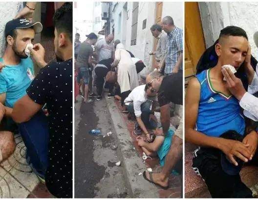 “الكريموجين” يرسل عشرات المتظاهرين لمستشفى الحسيمة (صور)
