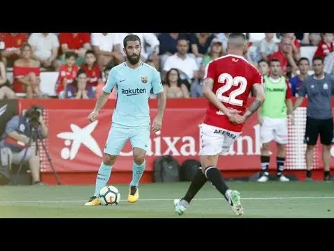 ملخص واهداف مباراه برشلونة وجيمناستيك 1-1
