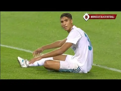 تحركات أشرف حكيمي وإبداع في أول مباراة له كرسمي ضد نجوم الدوري الأمريكي