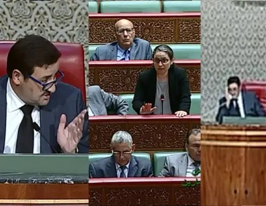 شاهد ماذا حصل في بداية الجلسة البرلمانية والبرلمانيين لا يعلمون أنها تبث مباشرة !
