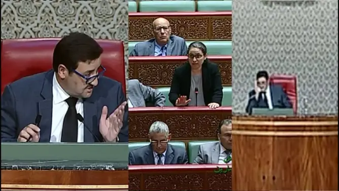 شاهد ماذا حصل في بداية الجلسة البرلمانية والبرلمانيين لا يعلمون أنها تبث مباشرة !