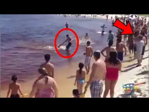 لن تصدق ما قام به هذا الشاب في شاطئ البحر وسط دهول اغلب الحاضرين