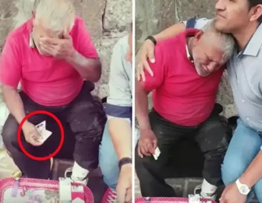 بقي لساعات طويلة في الشارع وهو يحاول بيع حلوياته عندما فاجأه غريب !