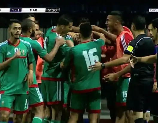 اهداف مباراة مصر 1-1 المغرب | ذهاب الدور المؤهل لنهائيات الشان 2018