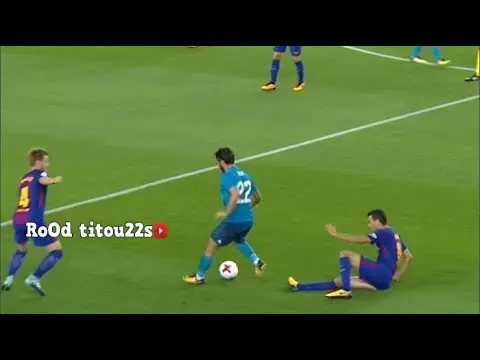 شاهد وإستمتع كيف قهر ريال مدريد برشلونة في قلب الكامب نو| و جنون على سعد الكعبي