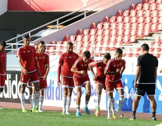 المحليون يجرون آخر حصة تدريبية قبل مواجهة الفراعنة مساء اليوم