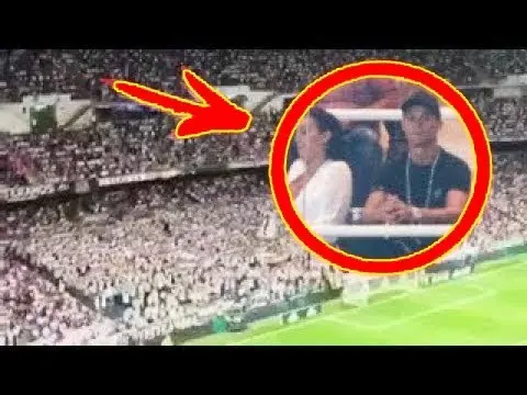 شاهد ماذا فعل جمهور الريال عندما صورت الكاميرا كريستيانو و حبيـبته ضد برشلونة