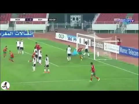 شاهد الهدف الاول للمنتخب المغربي ضد المنتخب المصري