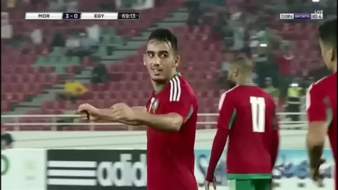 شاهد الهدف الثالث للمنتخب الوطني في مرمى مصر (بولهرود)