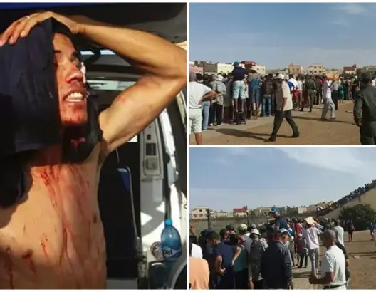 مباراة الدفاع الجديدي والزمامرة تتحول لـ”ساحة حرب” بين الجماهير (صور)