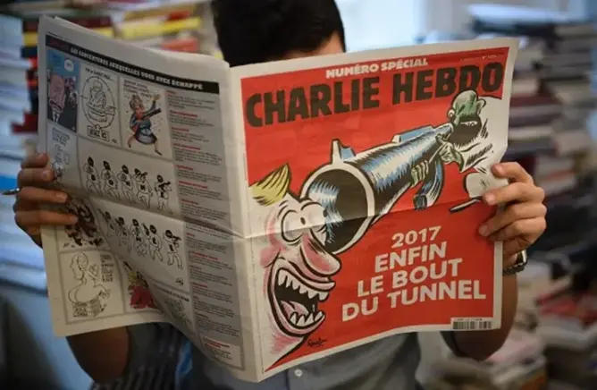 “شارلي إيبدو” تسيء للإسلام مجددا (صورة)