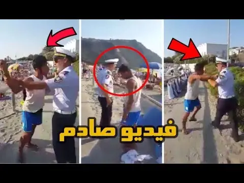 لن تصدق ما تعرض له بائع مغربي متجول في شاطئ البحر في ايطاليا
