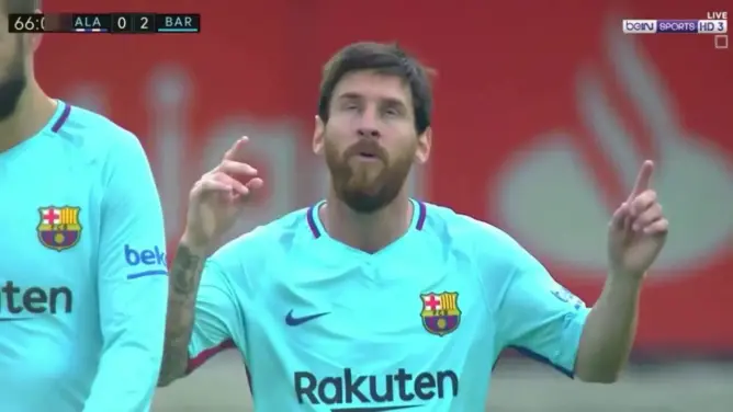 ملخص واهداف مباراه برشلونة والافيس 2-0 .. ميسي يتألق