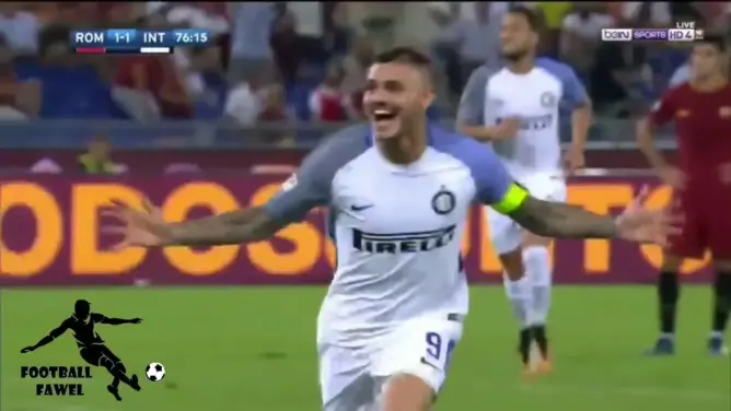 اهداف مباراه روما وانتر ميلان 1-3