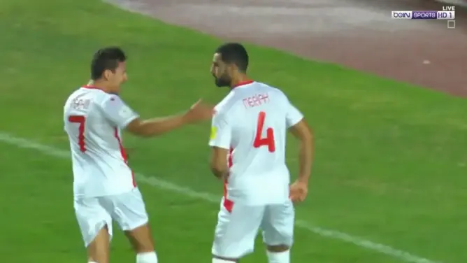شاهد اهداف مباراة تونس والكونغو الديمقراطية 2 1 تصفيات كاس العالم 2018