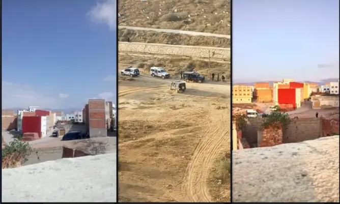 إمزورن على صفيح ساخن.. مواجهات واعتقالات في احتجاجات “الحراك” (صور)