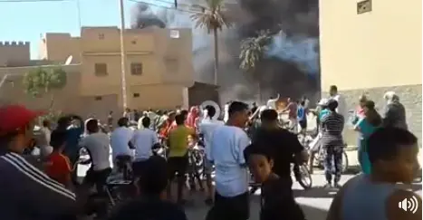 عاجل: حريق مهول يضرب درب الحشيش بتارودانت