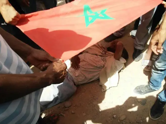سقوط جرحى في تدخل أمني عنيف ضد مُطالبين بالماء في تاكونيت (صور)