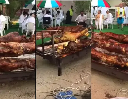 بعد اهانة الحجاج المغاربة .. شاهد مخيم مصري 5 نجوم بالحج (فيديو)