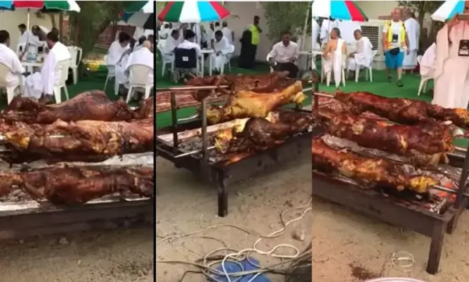 بعد اهانة الحجاج المغاربة .. شاهد مخيم مصري 5 نجوم بالحج (فيديو)