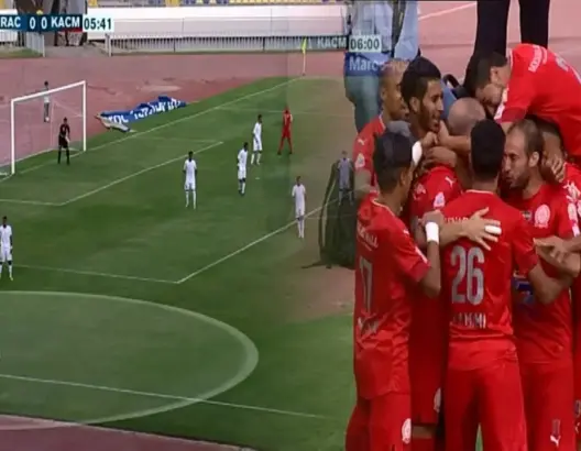اسرع وشاهد اولى أهداف البطولة الاحترافية بالبيضاء