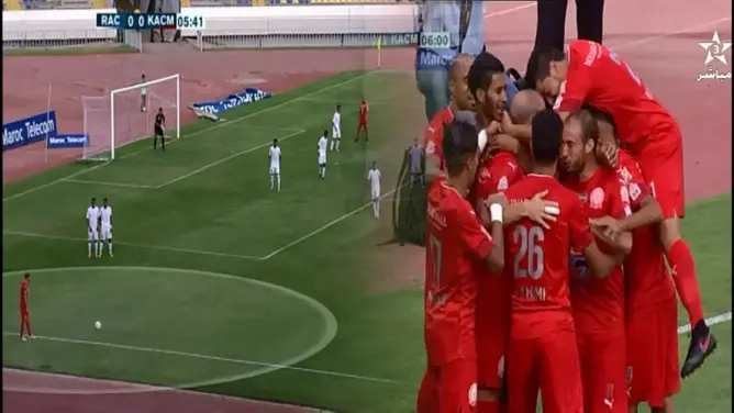 اسرع وشاهد اولى أهداف البطولة الاحترافية بالبيضاء