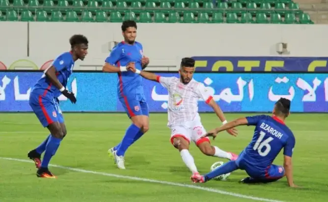 الحسنية يهزم مضيفه أطلس خنيفرة في ذهاب دور ثمن نهاية كأس العرش