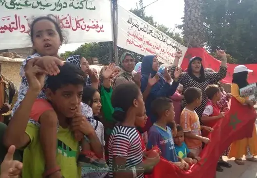 حكم بالإفراغ يخرج عائلات “دوار صفيحي” بالرباط للاحتجاج