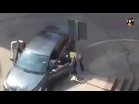 شاهد طريقة خطيرة للسرقة