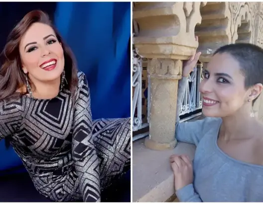 ممثلة مغربية تحلق رأسها بسبب الغازات السامة في الريف (صور)