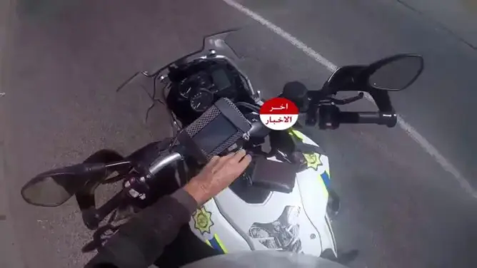 شاهد مطاردة بوليسية هوليودية على المباشر