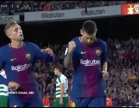 شاهد اهداف مباراة برشلونة و ايبار 5-1 “الشوط الاول”