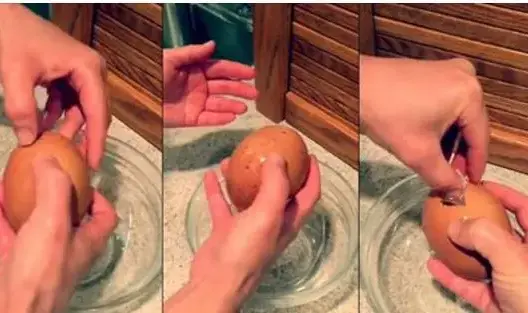 بيضة دجاج عملاقة تصدم مزارعاً.. وهذا ما وجده داخلها! (فيديو)