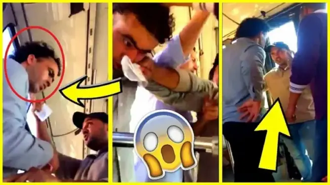 مراقب حافلة يعتدي على شاب بعدما قال له “والله ماعندي فلوس الطوبيس”
