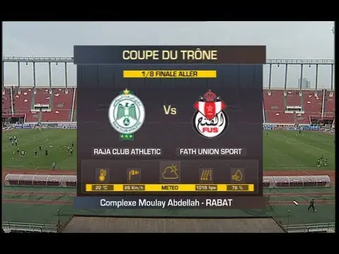 الرجاء البيضاوي VS الفتح الرباطي .. بث مباشر “ذهاب كأس العرش”