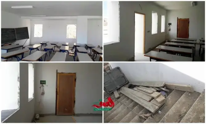 خطير.. إعدادية بطنجة بدون أمن ولا كهرباء ولا ماء والمدير يطلب تدخل الوزارة (صور)